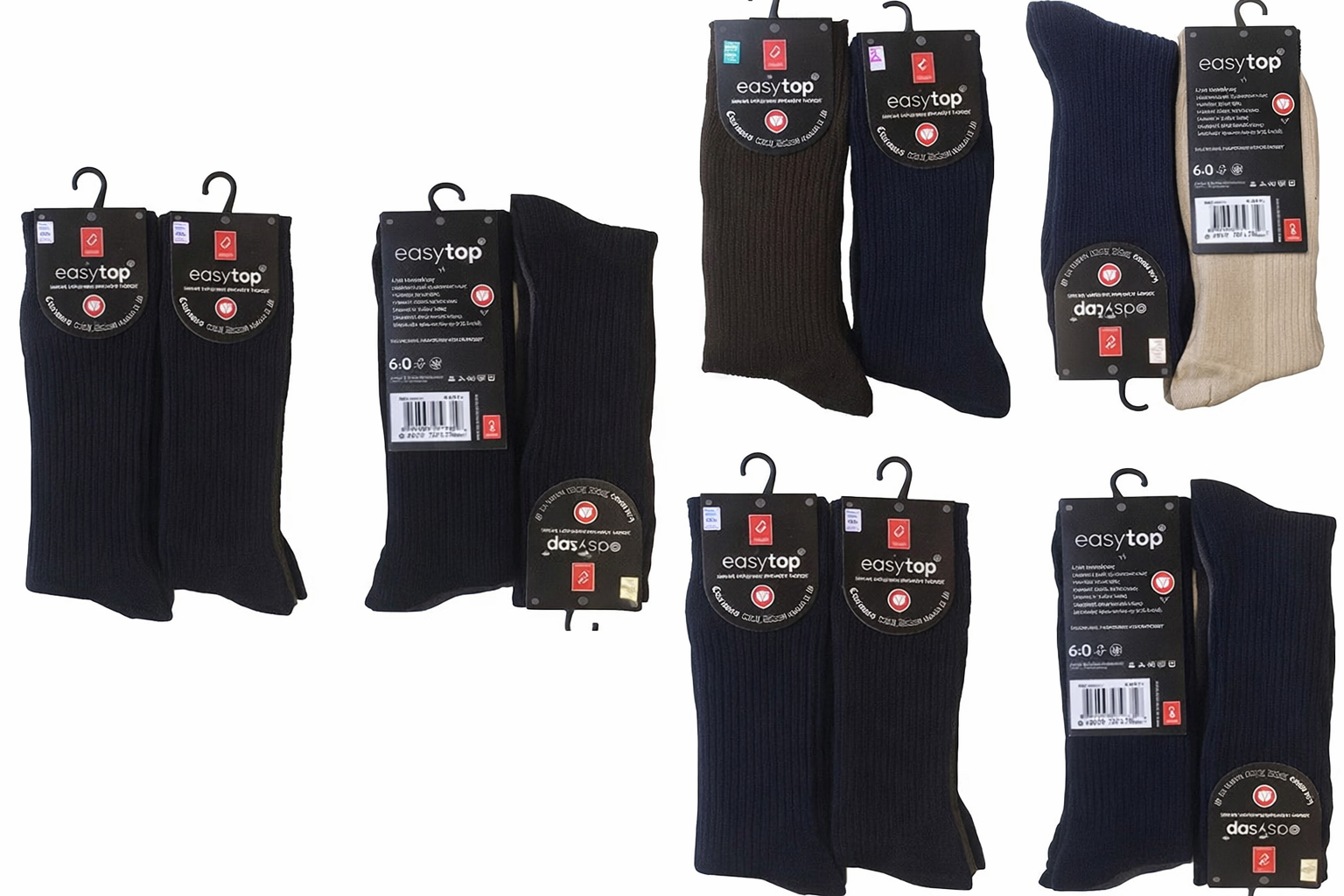 Premium Non Elastic Diabetic Socks | Best Non Binding Loose Top Black Socks Mens | Non Binding Socks Men's | Non-Elastic Cotton Rich No Binding Socks | Super Soft Mid Calf Men's Non Binding Socks | 6-11 UK