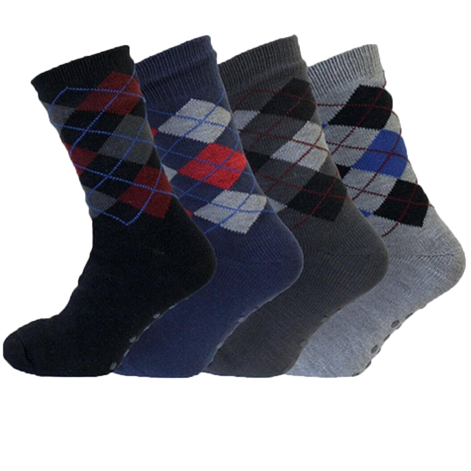 Best Thermal Socks for Men | Mens Winter Socks | Ultra Warm Mens Socks | Argyle Thermal Socks Mens 2.3 Tog Fur Lined | Thick Slipper Socks Uk 6-11