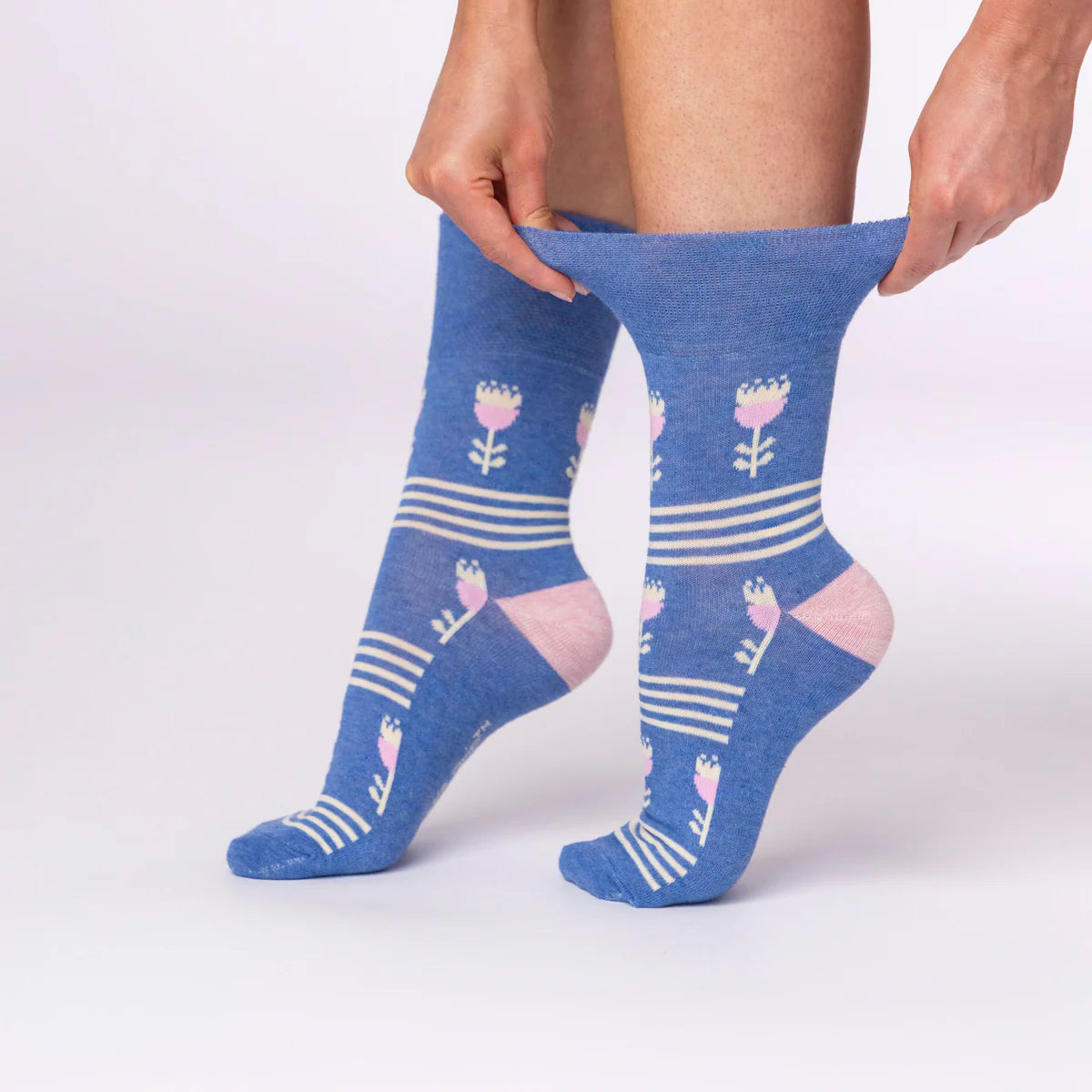 Gentle Grip Non Binding Socks Women | Non-Elastic Socks Women's | Cotton Rich Non Binding Socks | Premium Multicolored Ladies Socks | Soft Gentle Grip Womens Socks Uk 4-8