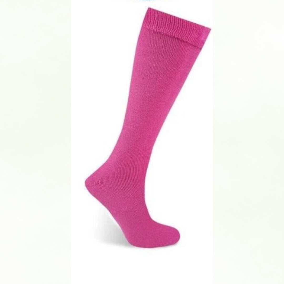 Womens Long Socks | Wllington Boot Socks for Womens | Womens Sock | Soft Grip Long Length Ladies Socks Uk 4-8