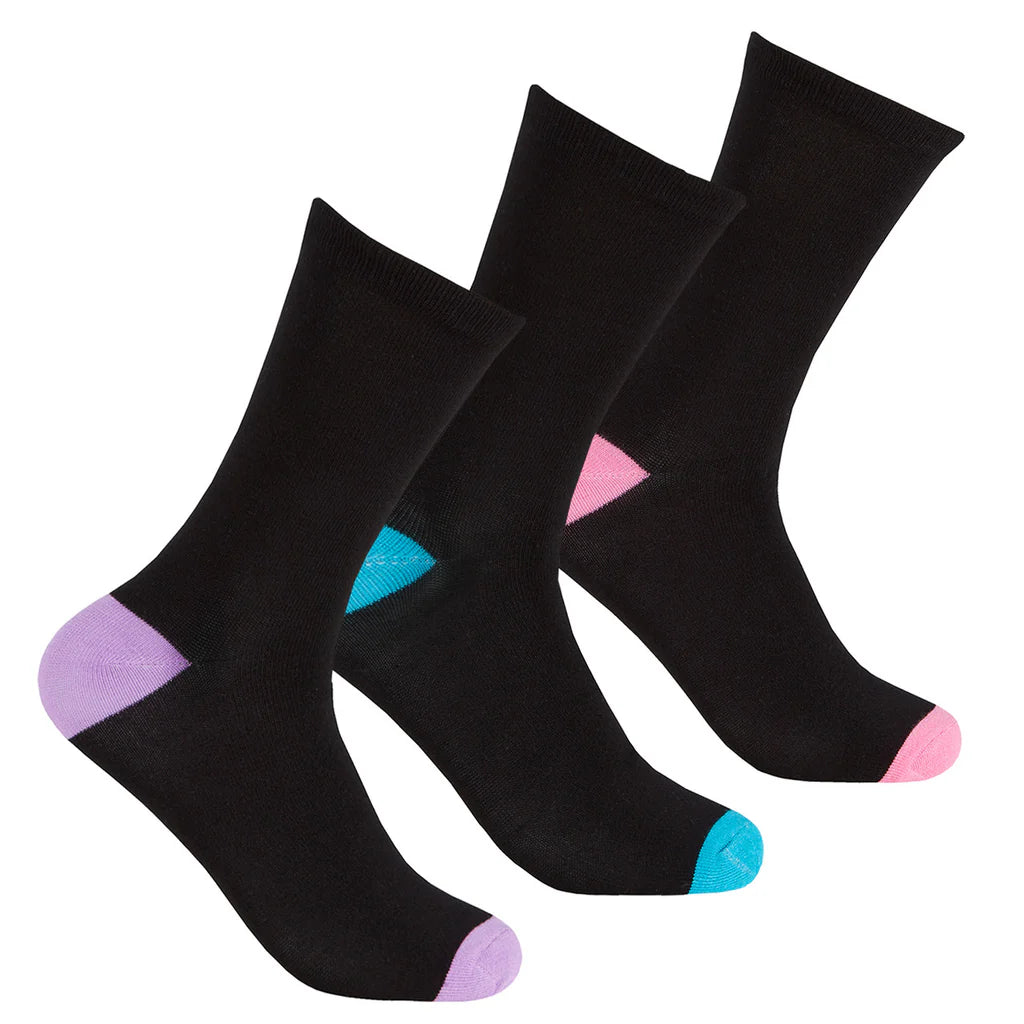 Best Bamboo Socks for Women | Premium Non Elastic Women Socks | Ladies Bamboo Socks | Bamboo Socks Women | Super Soft Dotted & Stripped Socks Women UK 4 - 8