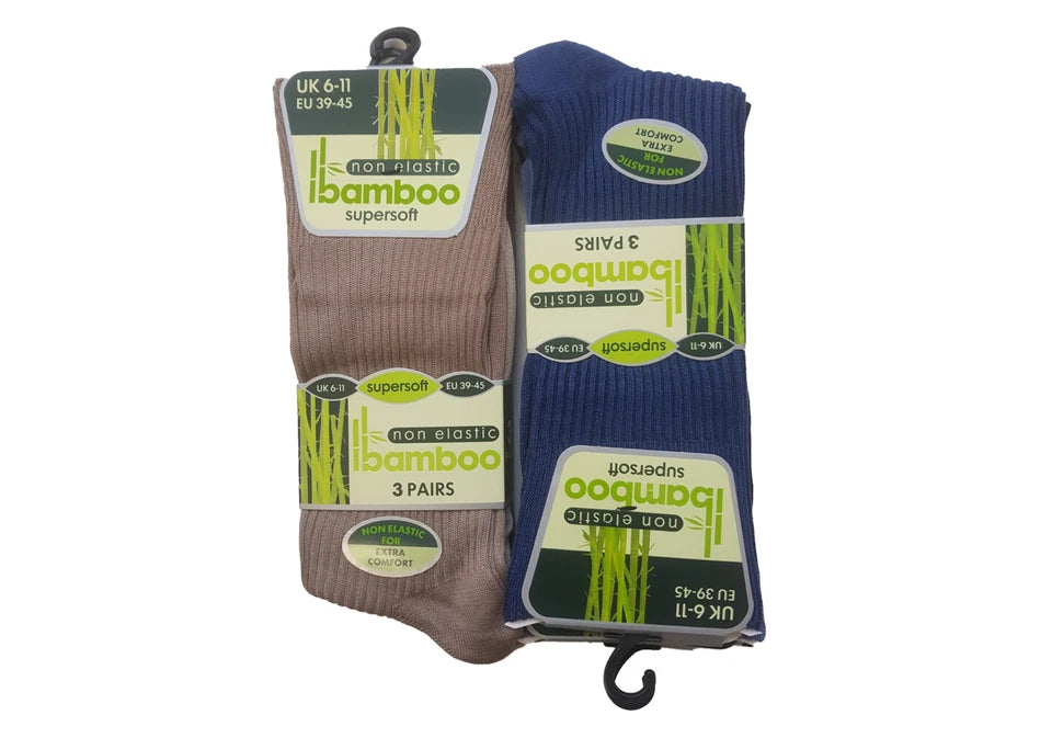 Mens Aler Socks | Premium Non Elastic Bamboo Socks | Super Soft Bamboo Socks Mens | Mens Socks for Super Comfort Uk 6-11