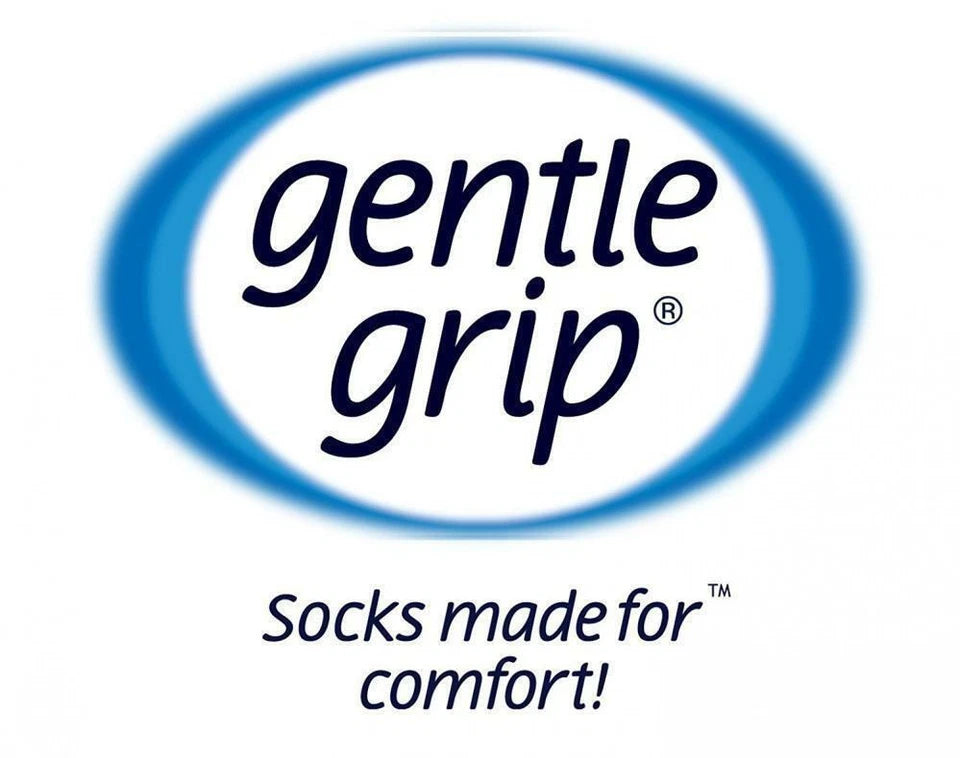 Gentle Grip Non Binding Socks Women's | Non-Elastic Cotton Rich No Binding Socks | Best Socks for Women | Super Soft Mid Calf Ladies Non Binding Socks 4-8 Uk