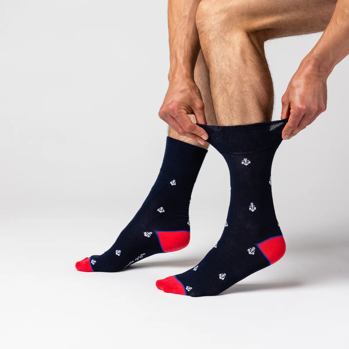 Gentle Grip Non Binding Mens Socks | Men's Non Binding Crew Socks | Men's Gentle Grip Socks Big Foot | Soft Cotton Rich Honeycomb Socks Mens Uk 6-11