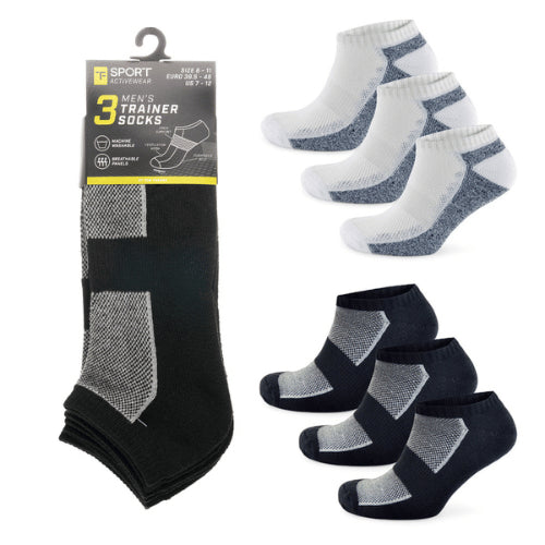 Sport Socks Men | Best Ankle Socks for Men | Mens Trainer Socks | Premium Mens Socks | Super Soft Low Cut Trainer Socks Mens Uk 6-11