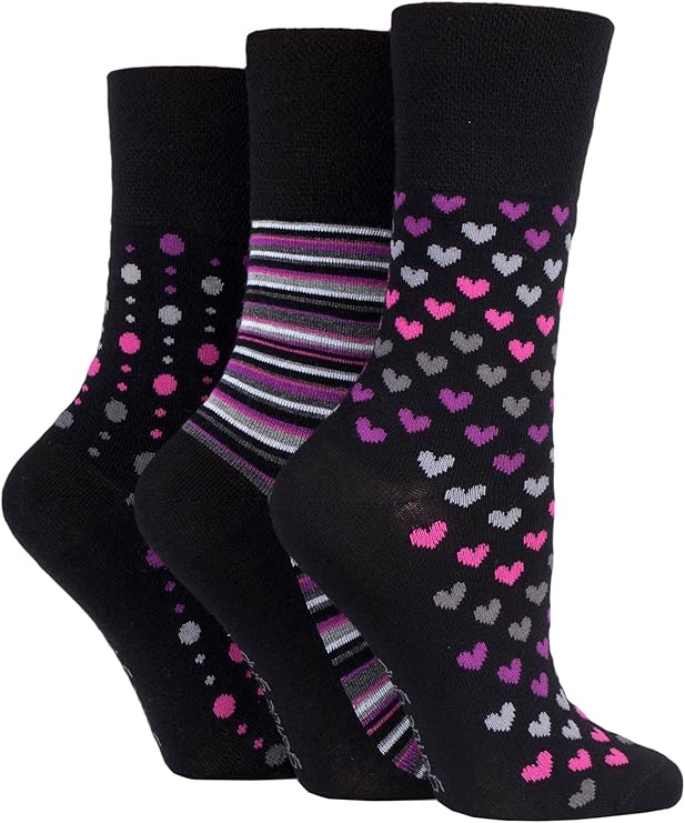 Gentle Grip Best Bamboo Socks for Women | Premium Non Elastic Women Socks | Ladies Bamboo Socks | Premium Non Binding Socks Women | Non Elastic Bamboo Socks Women UK 4-8