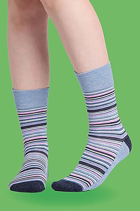 Gentle Grip Best Bamboo Socks for Women | Premium Non Elastic Women Socks | Ladies Bamboo Socks UK 4-8