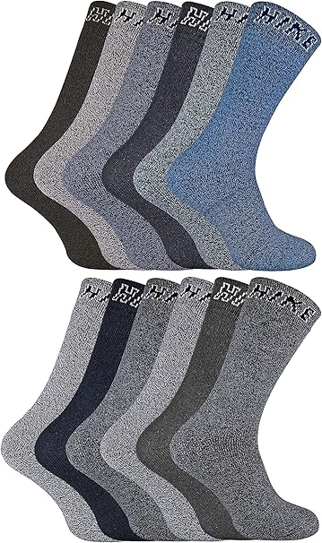 Thermal Socks Mens | Warm Winter Socks Men's | Thermal Socks Wool | Premium Ultra Warm Hiking Socks Mens | Soft Outdoor Mens Socks Uk 7-11