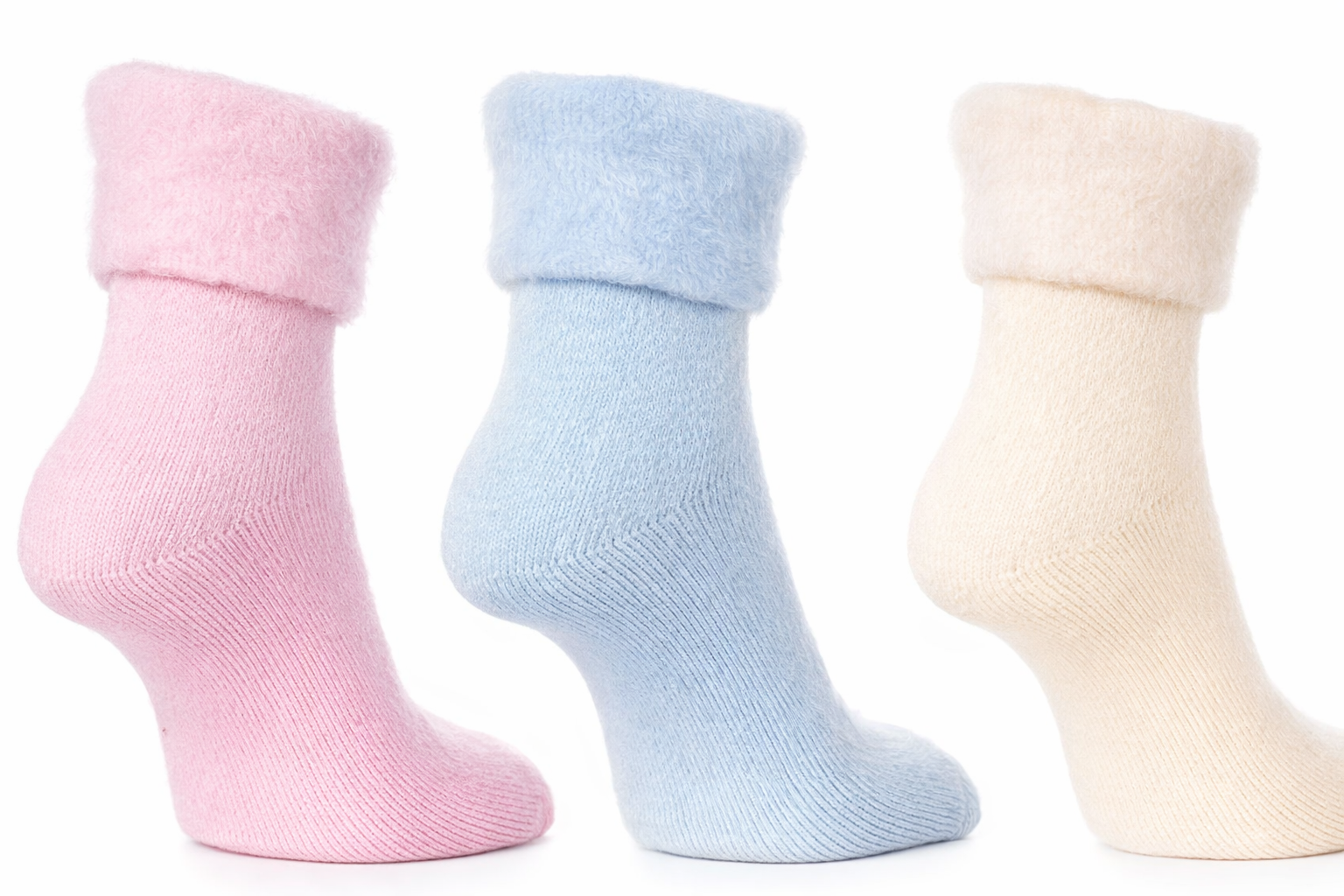 Best Warm Socks for Women | Super Soft Winter Socks for Women | Assorted Pastels Ladies Socks, Soft & Cozy Bed Socks Women 4-7 UK