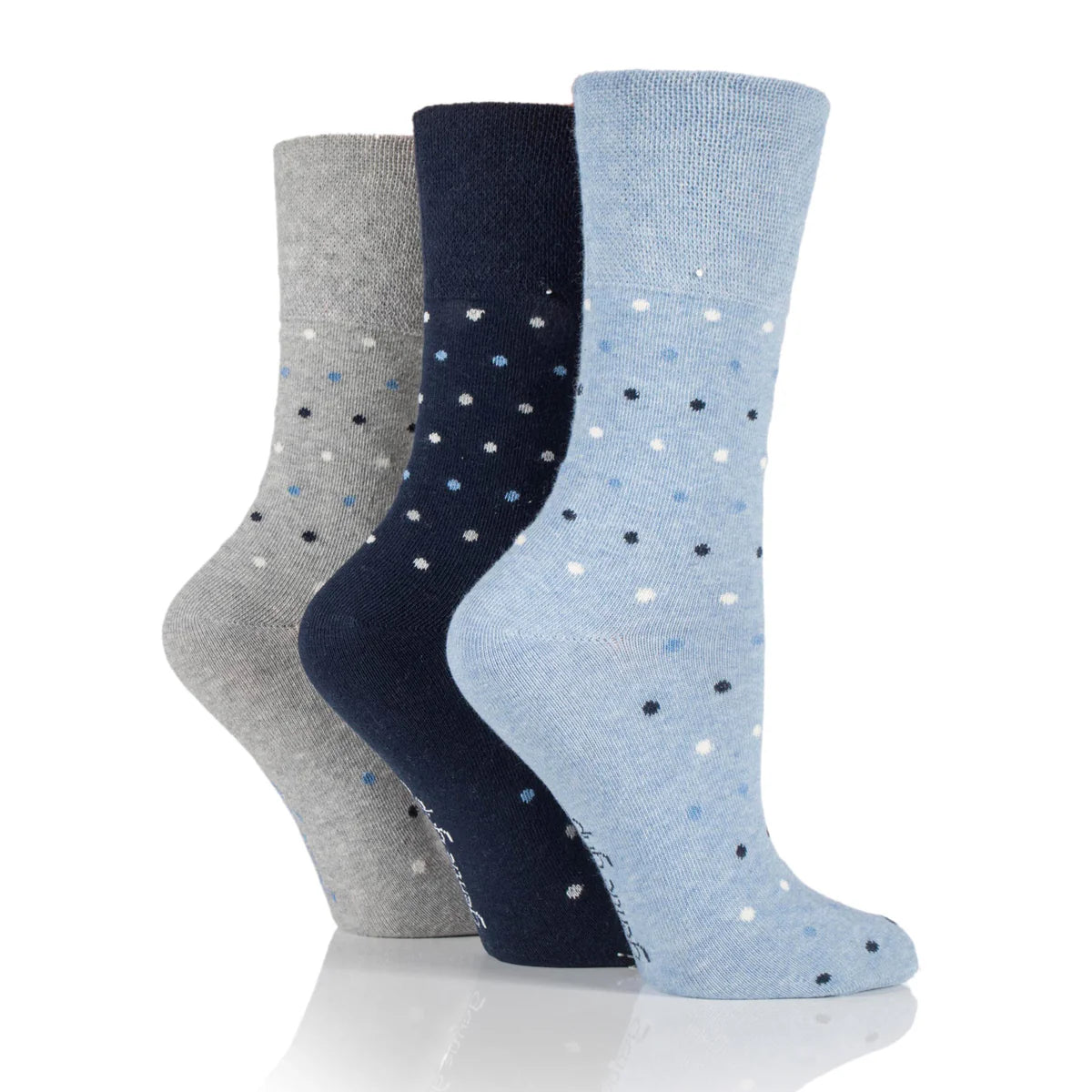 Gentle Grip Best Socks for Women | Premium Non Elastic Women Socks | Soft Non Elastic Crew Ladies Socks |  Mid Calf Honeycomb Womens Socks Uk 4-8