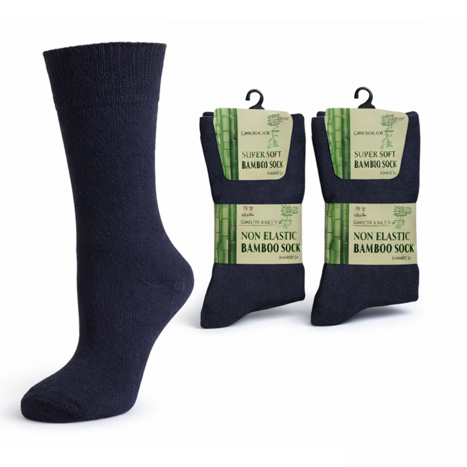 Bamboo Socks for Men | Mens Bamboo Loose Top Socks | Bamboo Socks | Premium Bamboo Socks Men | Non Elastic Anti Bacterial Socks Mens UK 6-11