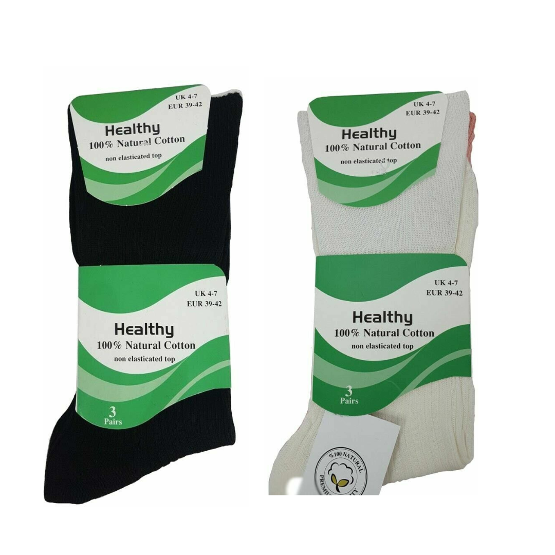 Best Socks for Womens | Mid Calf Socks Women | Super Soft Ladies Socks | Cotton Ladies Socks | Super Soft, Natural, Healthy Socks Womens Uk 4-7