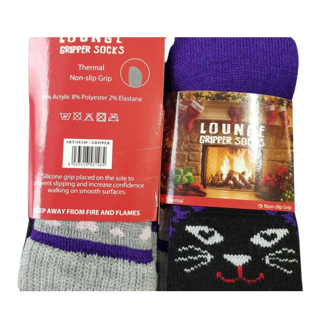 Best Thermal Socks Womens | Ultra Warm Socks for Women | Thermal Socks Women | Animal Design Winter Warm Christmas Socks Women UK4-8