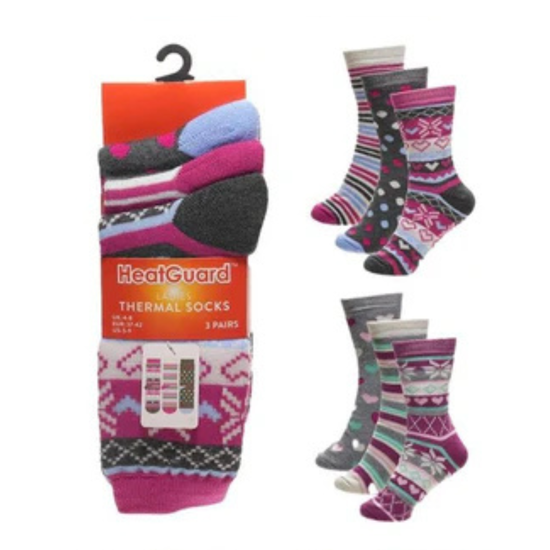 Best Thermal Socks Womens | Ultra Warm Socks for Women | Assorted Winter Socks for Women 4-8 UK
