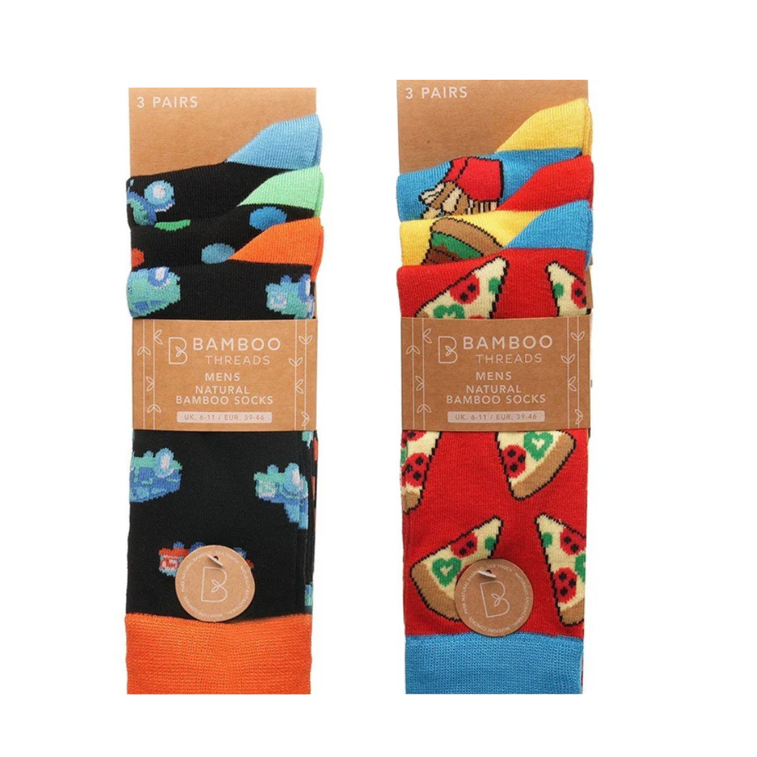 Premium Bamboo Socks for Men | Men’s Bamboo Socks | Mid Calf Mens Socks | Comfortable and Antibacterial Men's Sock Uk 6-11