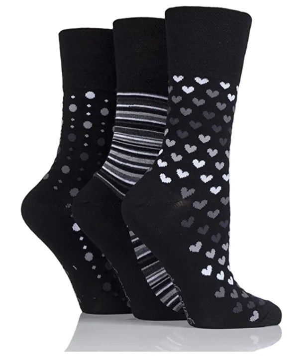 Gentle Grip Best Bamboo Socks for Women | Premium Non Elastic Women Socks | Premium Bamboo Ladies Socks| Super Soft Mid Calf Womens Socks UK 4-8