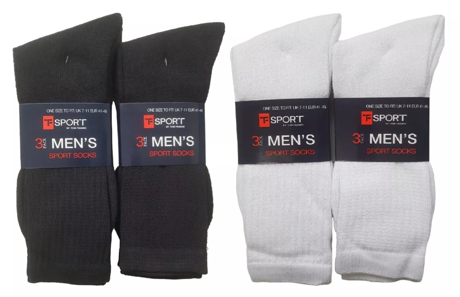 Best Crew Socks for Men | Sport Socks Men | Premium Mens Socks | Mid Calf Socks for Men | Super Soft Mid Calf Sports Mens Socks 7-11 Uk