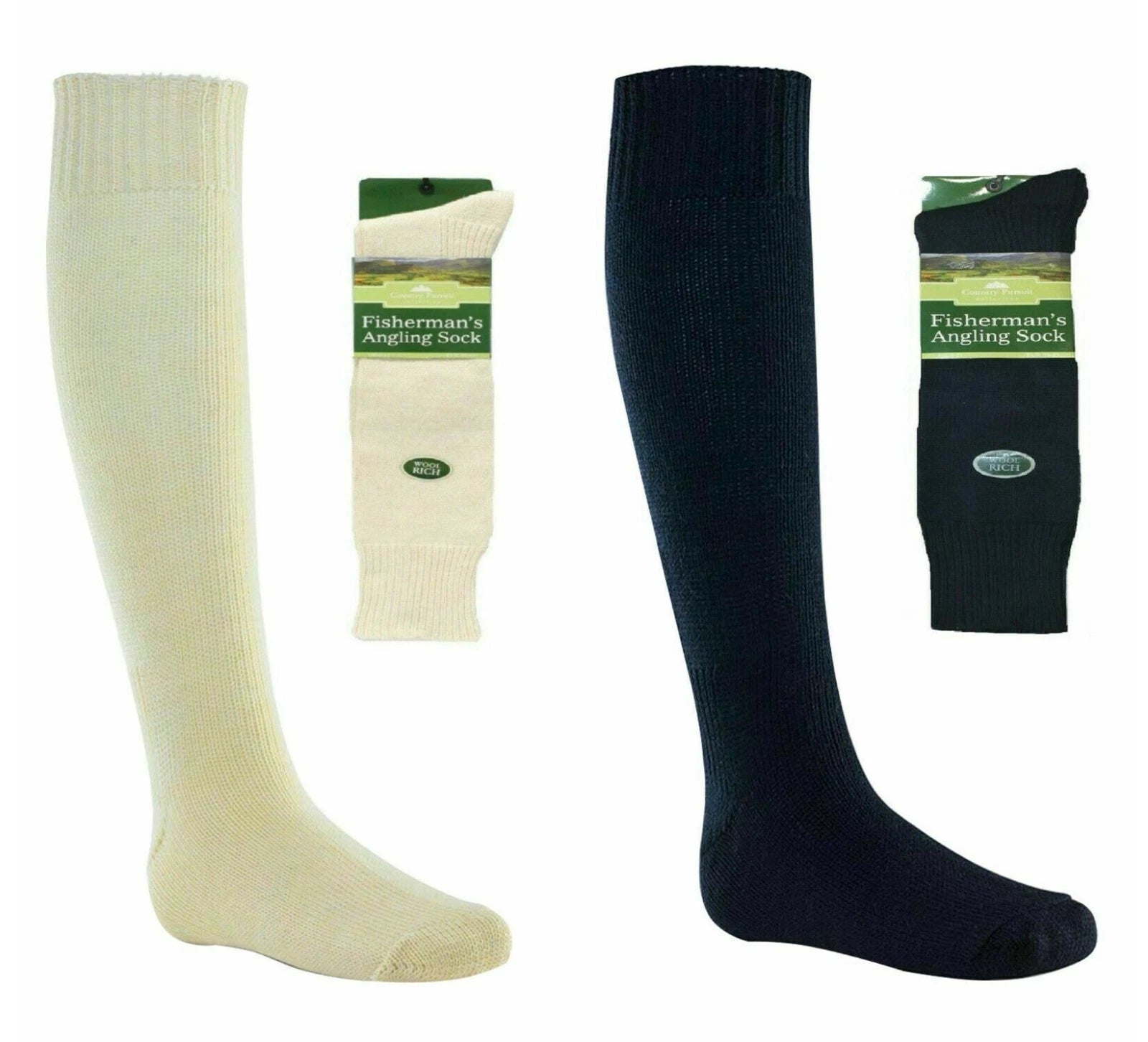 Womens Long Socks | best women's socks | Wool Socks Womens | warm long socks womens | Long Hose Angling Fishing Welly Ladies Socks UK 6-11