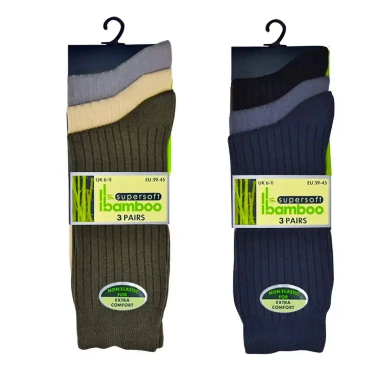 Premium Bamboo Mens Socks | Best Socks for Men | Mid Calf Mens Socks | Soft Bamboo Socks Mens 6-11 Uk