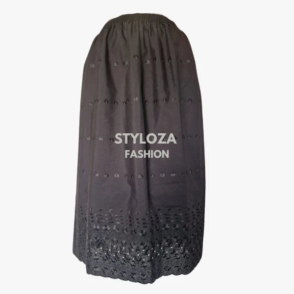 Ladies Half Slip | Women Underskirt | Ladies Poly Cotton Waist | Half Slip Underskirt Embroidered 27 Length Size 10-28